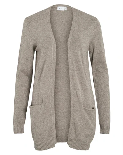Vila - VIRil Open Strik Cardigan - Falcon